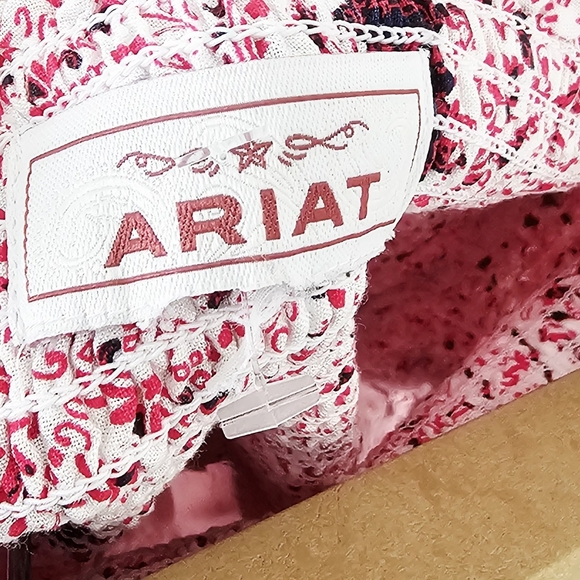 Ariat Memphis Western Halter Smocked Patterned Women's Maxi Dress Women's Size M - Picture 8 of 8